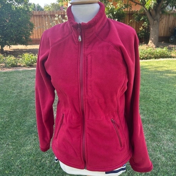 Outdoor Research Red Fleece Full Zippered Jacket Size Large - Picture 10 of 10